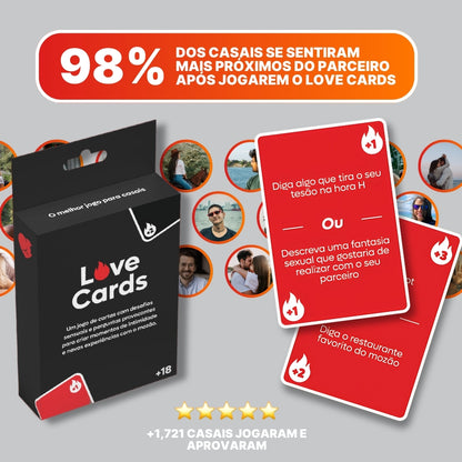 Love Cards - Jogo de cartas para Casais