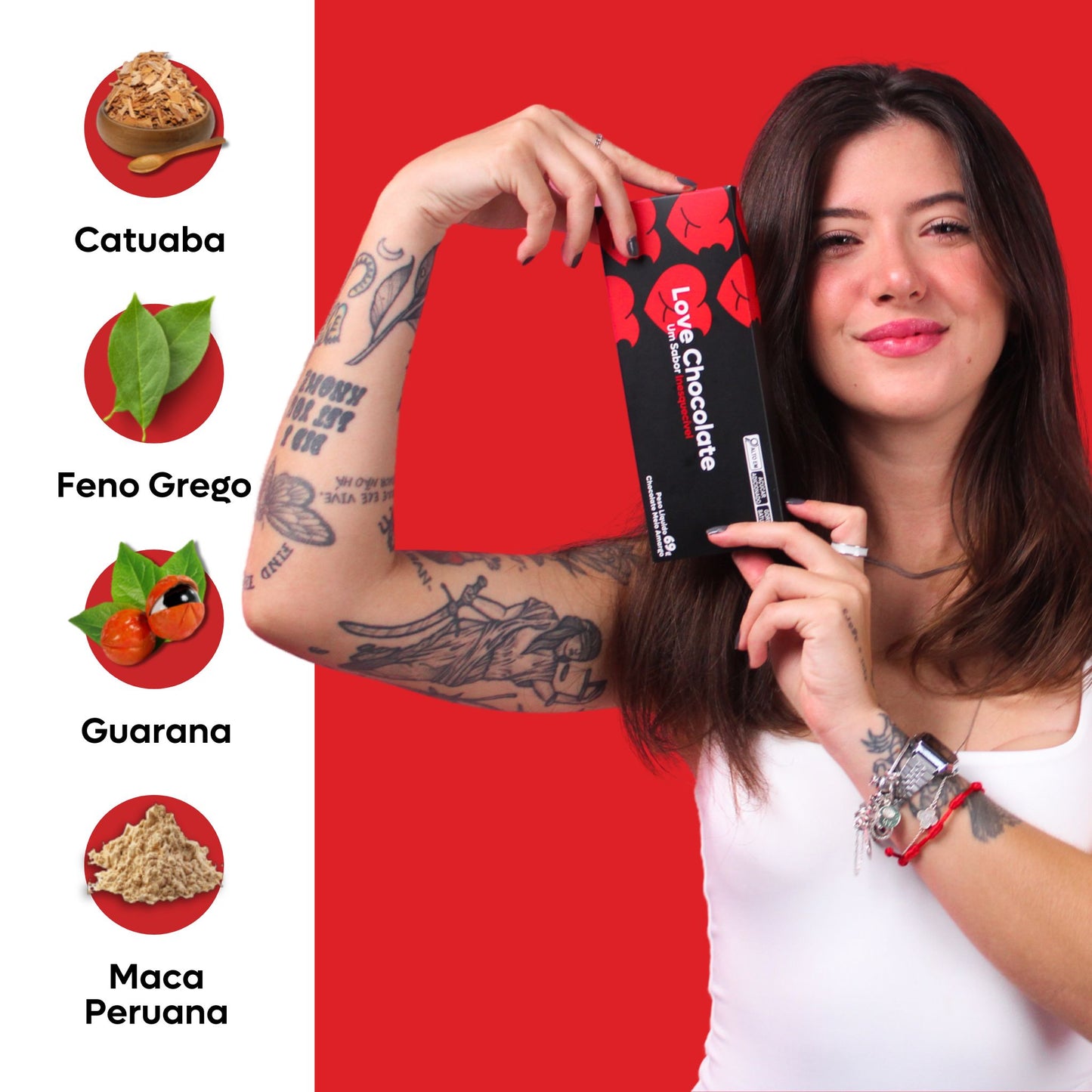 Kit Love: Chocolate e Cards Físico
